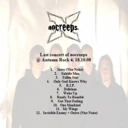 Nocreeps : Last Concert of Nocreeps @ Autumn Rock 4, 18.10.08